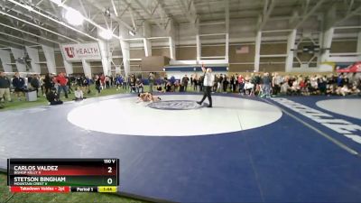 150 V Champ. Round 3 - Stetson Bingham, Mountain Crest V vs Carlos Valdez, Bishop Kelly V