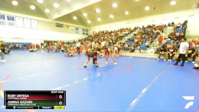 125 lbs Cons. Round 3 - Adrina Gazard, Threshold Wrestling Club vs Ruby Ortega, Centennial Hawks