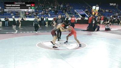 132 lbs Quarterfinal - Izaiah Santiago, Central Catholic vs Davi DosSantos, Arlington