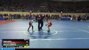 52 lbs Cons. Round 2 - Taos Smith, Hinton Youth Wrestling vs Bentley Roberts, Blanchard Wrestling Club