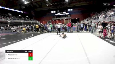 57 lbs Semifinal - Forest Wagner, Wyoming Underground vs Colt Thompson, Western Nebraska Elite