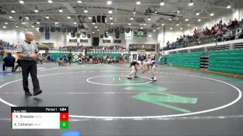 106 lbs 1st Place Match - Keegan Dresslar, Southport vs Kye Callahan, Brownsburg