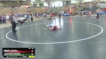 125 lbs Semifinal - Jonathan Graham, Everett Renegades Wrestling Club vs Brodie Jaeckel, Sumner Co Wrestling Club