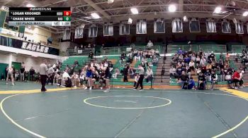 215 lbs 1st Place Match - Chase White, Madison vs Logan Krooner, Hillard Darby