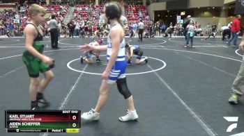 72 lbs Cons. Round 2 - Kael Stuart, Andover Wrestling Club vs Aiden Scheffer, SlyFox