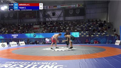 92 kg Qualif. - Connor Mirasola, United States vs Zixu Yuan, China