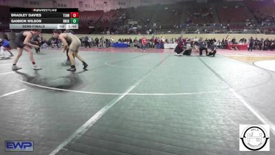 118 lbs Semifinal - Bradley Davies, Team Choctaw vs Gannon Wilson, Broken Arrow