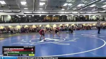 125 lbs Champ. Round 1 - Justin Corcoran, Adrian vs Chase Wolfingbarger, Ohio Wesleyan