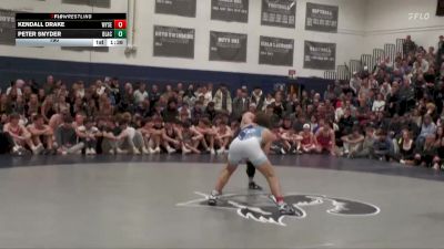 190 lbs Peter Snyder, Blair Academy vs Kendall Drake, Wyoming Seminary