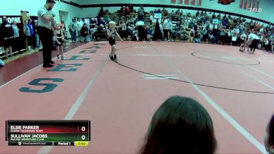 50B Round 1 - Elsie Parker, Eldon Takedown Team vs Sullivan Jacobs, Fulton Wrestling Club