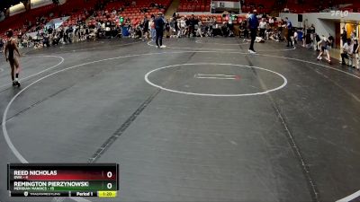 64 lbs Finals (2 Team) - Reed Nicholas, DWA vs Remington Pierzynowski, Meridian Maniacs