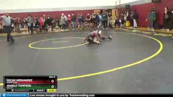 116 lbs Quarterfinal - Angelo Tompson, Valley vs Oscar Hernandez, Arbor View
