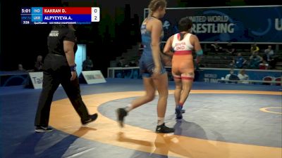 72 kg Qualif. - Divya Kakran, Ind vs Anastasiya Alpyeyeva, Ukr