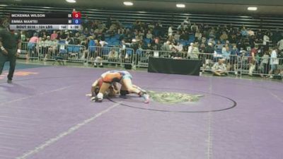 124 lbs Round Of 32 - McKenna Wilson, OK vs Emma Mantei, MI
