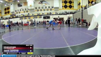 160 lbs Cons. Round 5 - Myles Kitchen, Elite Athletic Club vs Mason Thompson, Greenfield Wrestling Club