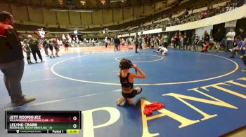 80 lbs 1st Place Match - Jett Rodriguez, Williamsburg Wrestling Club vs Lelynd Crabb, Riverheads Youth Wrestling