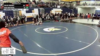 100 lbs. Cons. Round 5 - Chloe Kirksey, Willard vs Julia Mattison, Lafayette (Wildwood)