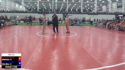 105 lbs Kyrstan Perez, Oklahoma vs JaLeia Mitchell, Ohio Blue