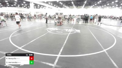 144 lbs Consi Of 16 #2 - Raul Ronquillo, Falcon Wrestling Club vs Deegan Hernandez, MLK Wolves