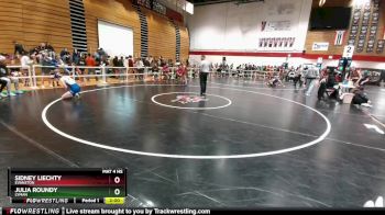 110 lbs Champ. Round 2 - Sidney Liechty, Evanston vs Julia Roundy, Lyman