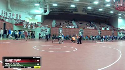 190 lbs Cons. Round 3 - Bradley Rivera, Elite Athletic Club vs Adrian Adjahli, Hawkstyle Wrestling Club