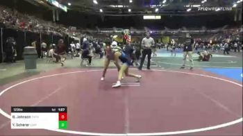 123 lbs Quarterfinal - Bianca Johnson, Team Takedown vs Yasmine Scherer, Star