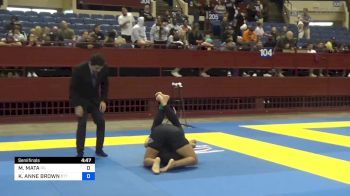 MARYSHELL MATA vs KATHERINE ANNE BROWN 2024 Pan IBJJF Jiu-Jitsu No-Gi Championship