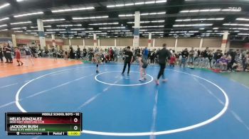92 lbs Cons. Round 1 - Jackson Bush, Texas Elite Wrestling Club vs Helio Gonzalez, Dead Shot Wrestling Club