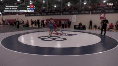 82 kg Quarters - Arvin Khosravy, West Point Wrestling Club vs Braylin Ruchti, Southern Oregon Regional Training Center