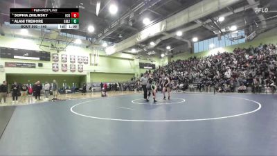 140 lbs 5th Place Match - Alani Tremore, GRANADA HILLS vs Sophia Zhilinsky, El Camino Real
