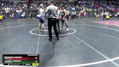 275 lbs Quarterfinal - Gabriel Kopecky, Team 312 WC vs Brandon Monroy, Aurora WC