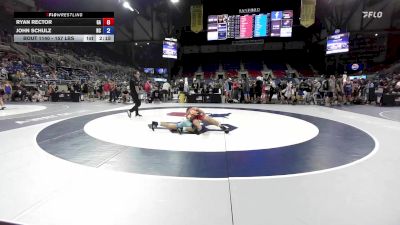 157 lbs Cons. Rd Of 64 - Ryan Rector, GA vs John Schulz, NC