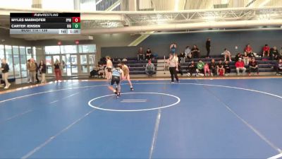 138 lbs Champ. Round 2 - Carter Jensen, Highland vs Myles Marhofer, Pikes Peak Warriors