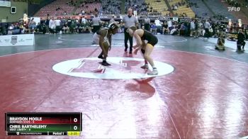 141 lbs Placement (4 Team) - Chris Barthelemy, West Liberty vs Braydon Mogle, Northern State