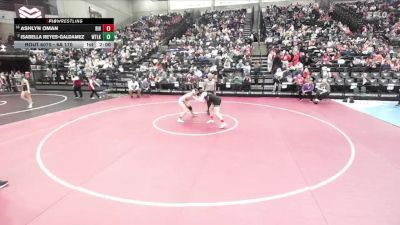 6A 170 lbs Champ. Round 1 - Ashlyn Oman, Riverton vs Isabella Reyes-Galdamez, Westlake