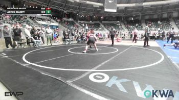 140 lbs Consolation - Grayson Moss, Blanchard Wrestling Club vs Axton Elliott, Glenpool Warriors