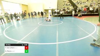 78-M lbs Consolation - Tyler Carruthers, Yale Street vs Nicholas Pierro, Hawthorne