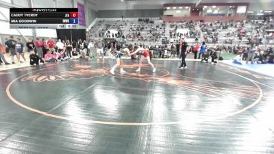 57 kg Cons. Sub-quarters - Caddy Tverdy, Jimenez Trained Academy vs Mia Goodwin, Iowa Womens Wrestling Club