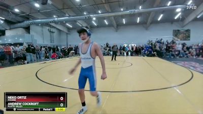 113 lbs Cons. Round 2 - Andrew Cockroft, Platte Valley vs Neko Ortiz, Poudre