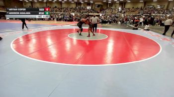 235 lbs Quarterfinal - Addison Agalaba, Canyon West Plains vs Aryiah Cofer, Amarillo Tascosa