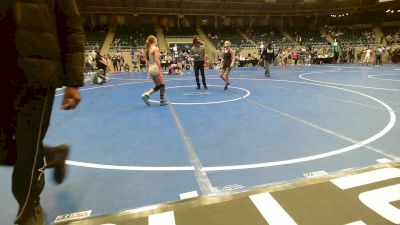 96 lbs Rr Rnd 4 - Rayna Reyes, Sperry Wrestling Club vs Emerson Rollings, Tulsa Blue T Panthers