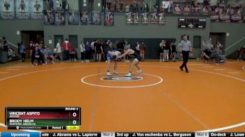 134 lbs Round 3 - Vincent Aspito, Hoover vs Brody Helm, Mortimer Jordan HS