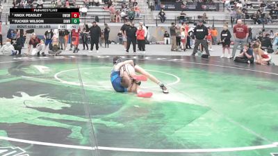 80 lbs Quarters - Knox Peasley, Omak Wrecking Crew Wrestling vs Tucker Wilson, Sherwood Wrestling