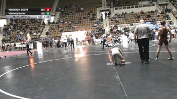 7A 132 lbs Quarterfinal - Greyson Scott, Prattville vs George Kunz, Fairhope