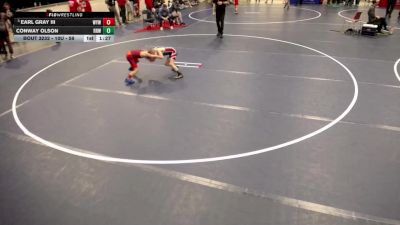 10U - 63 lbs Cons. Round 4 - Conway Olson, Rum River Wrestling vs Earl Gray III, Wayzata Youth Wrestling