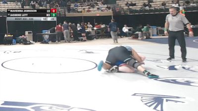 235 lbs Cons. Round 1 - Makenna Jamieson, Leonardtown vs Jasmine Lett, Westminster