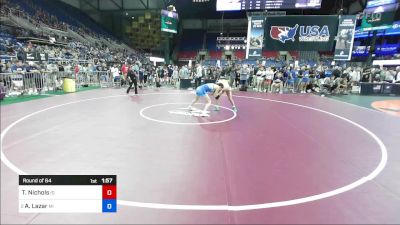 118 lbs Round Of 64 - Talea Nichols, ID vs Alexis Lazar, MI