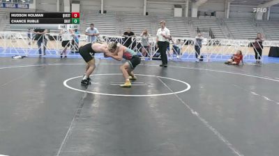 152 lbs Consi Of 4 - Hudson Holman, Quest School Of Wrestling Black - HSB vs Chance Ruble, Team Shutt Mutts - HSB