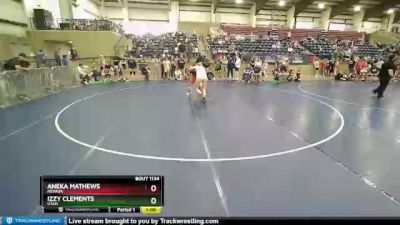 130 lbs Quarterfinal - Aneka Mathews, Nevada vs Izzy Clements, Utah