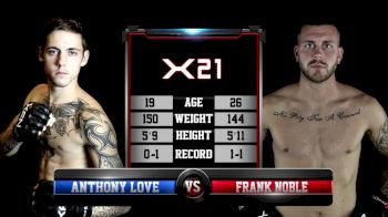 Anthony Love vs. Frank Noble - XFN 21